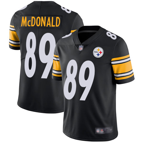 Men Pittsburgh Steelers Football #89 Limited Black Vance McDonald Home Vapor Untouchable Nike NFL Jersey